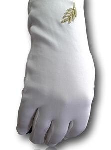 Gants Blancs Lycra Acacia Doré