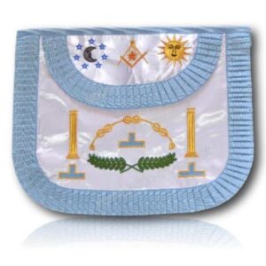 Tablier Vénérable Maître en satin RF 1801